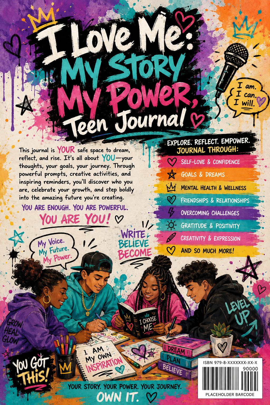 I love Me: My Story My Power, a teen journal